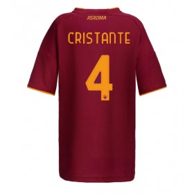 Dámské fotbalový oblečení AS Roma Bryan Cristante #4 Domácí košile 2025-26 Krátkým Rukávem